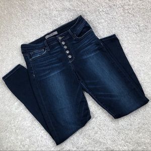 Joe’s Curvy Skinny Ankle Button Fly Jeans